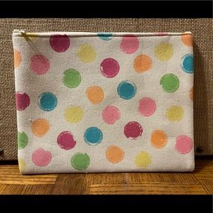 POLKA DOT COSMETIC OR COUPONS OR CRAFTS, OR ???? BAG